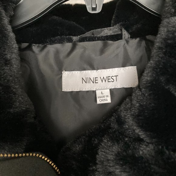 NEW WEST FOUX FUR COAT SIZE L - Picture 3 of 3